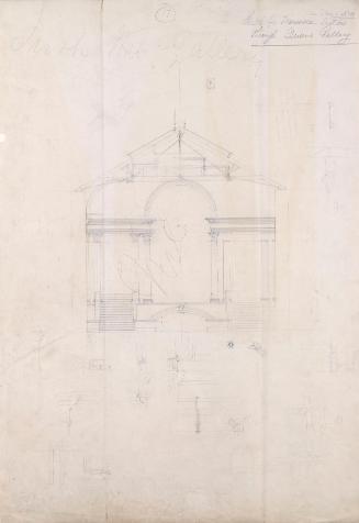 A Transverse Section of the Staircase from the Queen's Gallery