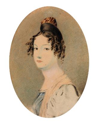 Portrait of Isabella Burton (née Walsh), Wife of Rev. Robert Nathaniel Burton (d.1851) and Sister-in-law of the Artist