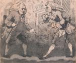 Taking the snuff (?Dr Johnson and James Boswell)