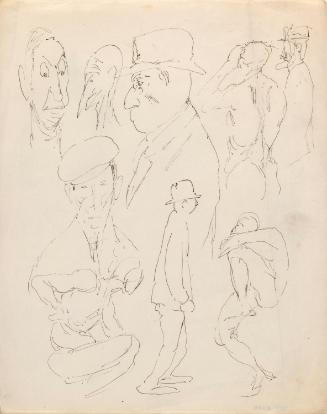 Male Figures and Heads