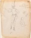 A Man in 16th Century Costume and Details of Cromwellian Dress