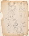 Soldiers of 1798 and Women in 17th Century Costume