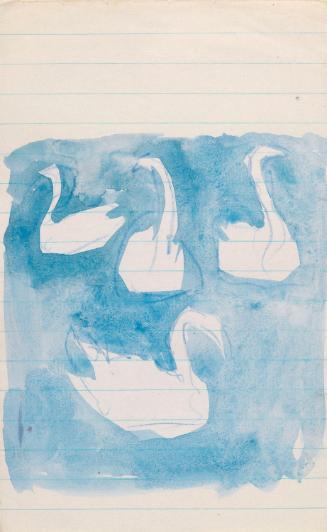 Four Swans on a Lake