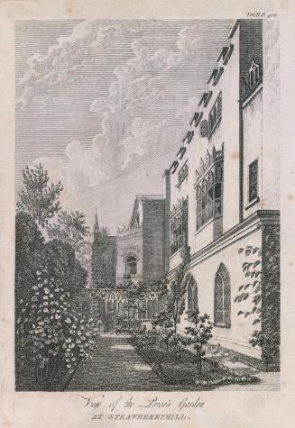 The Prior's Garden on the North Front, at Strawberry Hill, Middlesex