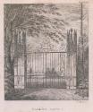 Gothick garden gate