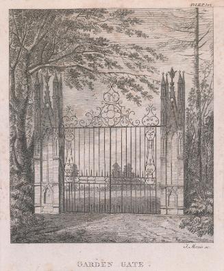 Gothick garden gate