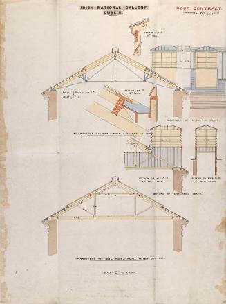 Details of the Queen's Gallery and the Small Picture Galleries and the Small Picture Galleries' Roofs