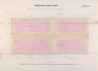 Plan of the Small Picture Galleries' Tile Paving