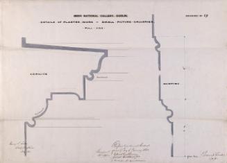 Two Profiles of the Small Picture Galleries' Plaster Work
