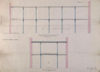 Longitudinal and Transverse Sections of the Mezzanine and Small Picture Galleries