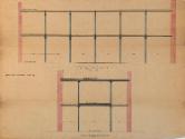 Longitudinal and Transverse Sections of the Mezzanine and Small Picture Galleries