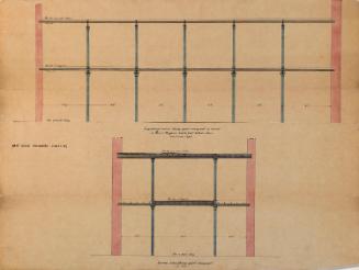 Longitudinal and Transverse Sections of the Mezzanine and Small Picture Galleries