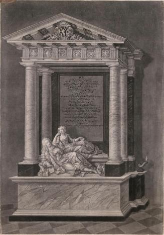 Monument to William Connolly, (1662-1729), and his wife Katherine, (née Conyngham), (c.1662-1752), in the Connolly Mausoleum, Celbridge, County Kildare, 1736