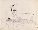 A Sleeping Tramp on the Beach