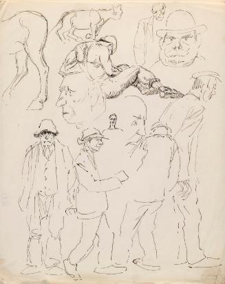 People and Animals in the Street