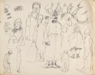 People in the Street and a Policeman