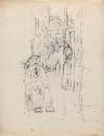 A Seated Man in a Street