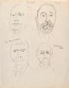 Joseph Patrick Nannetti (1851-1915) and Timothy Michael Healy M.P. (1855-1931) (top left and right), Capt. Bryan Cooper and McMordie of Belfast (bottom left and right)