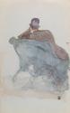 A Man Resting on a Summer-seat