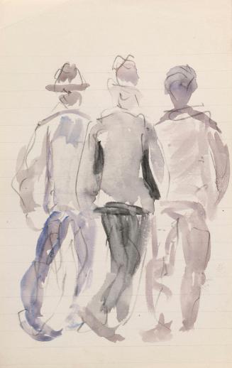 Three Men Walking