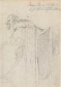 James Barry (1741-1806), Artist, in Church; Portrait Sketches (on verso)