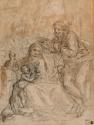 The Holy Family with a Female Saint