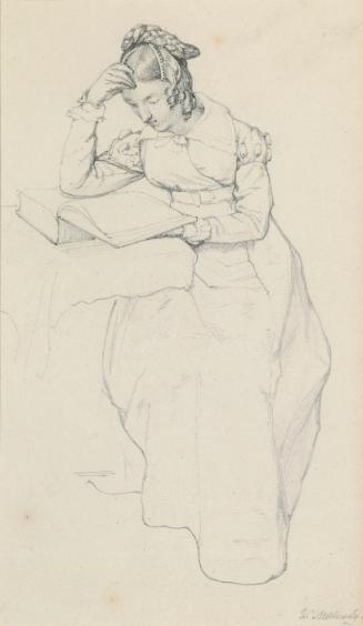 Portrait of a Young Lady Reading a Book