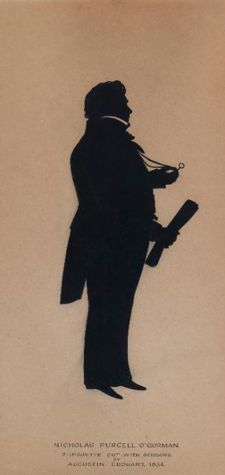 Silhouette of Major Nicholas Purcell O'Gorman, (d.1857)