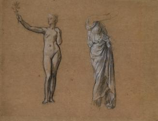 A Female Nude and a Draped Female
