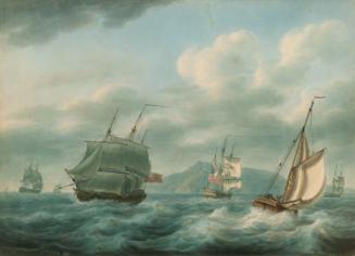 British Men-of-War in a Fresh Breeze