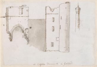 Castledermot, County Kildare; Part of a Tower (on verso)