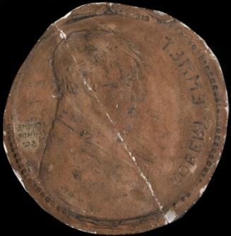 Mould of Medallion of Robert Emmet (1778 - 1803), Irish Patriot