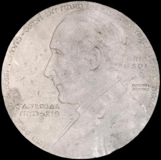 Mould for Medallion of Kevin O'Higgins (1892-1927), Vice-President of the Executive Council and Minister for Justice (1922-1927)