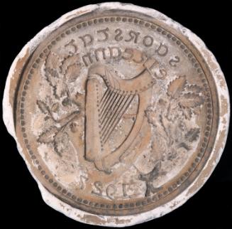 Mould for Medallion of Coniage Design with Harp