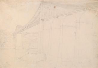 The Menai Strait Suspension Bridge, Wales