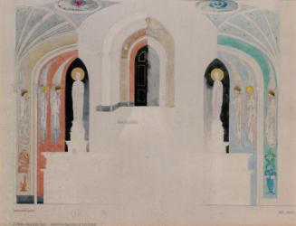 The Decoration for the Sacred Heart Chapel, Sacristy Entrance and Blessed Virgin Mary Chapel, Saint Mary's, Haddington Rd., Dublin