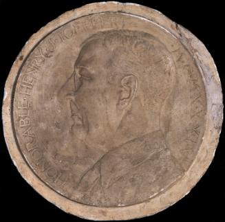 Medallion of Henry J. Toepfert, Mayor of Holyoke, Mass.