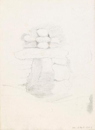 Lintelled Portal Surmounted by Five Stones in Cruciform Shape