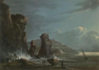 Saint Catherine's Head, Isle of Wight, from Freshwater Bay