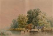 Ferry Boats on the River Thames