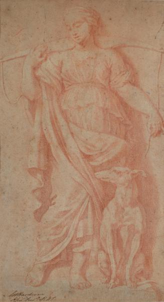 A Female Water-Carrier and a Hound