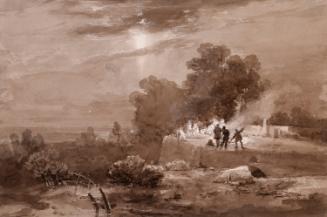 A Group of Figures around a Fire