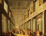 An Interior with a Fancy Dress Ball in Progress