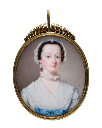 Portrait of a Lady with a Blue Bow