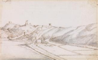 Drogheda from the West, with Saint Mary's Abbey