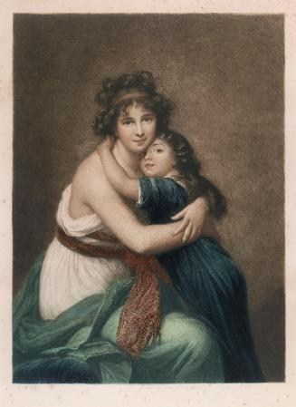 Self-Portrait with her Daughter Jeanne Lucie Louise, (1780-1819)
