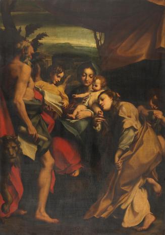 The Virgin and Child with Saints Jerome, Mary Magdalen and Angels