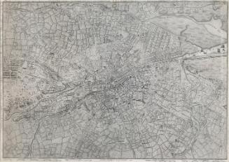 A Plan of the City of Dublin and Environs in 1753, on the same scale as London, Paris and Rome