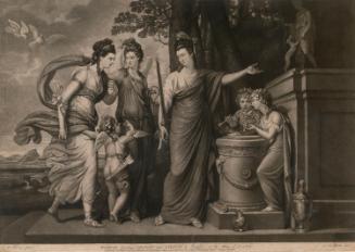 Wisdom Directing Beauty and Virtue to Sacrifice at the Alter of Diana' - Juliana, Countess of Carrick (née Boyle), (c.1728-1814), Wife of the 1st Earl and her Daughters Lady [...]