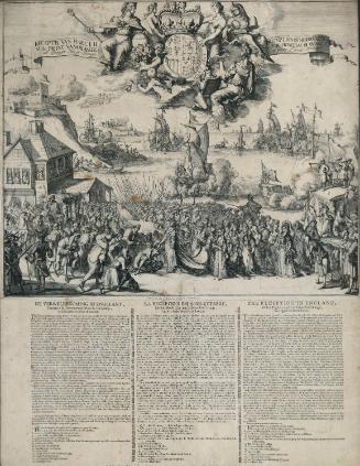 Reception of Her Royal Highness Mary, Princess of Orange (1662-1694), as Queen Mary II of England, on 12th February, 1689